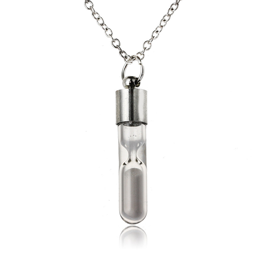 Time Hourglass Noctilucent Necklace
